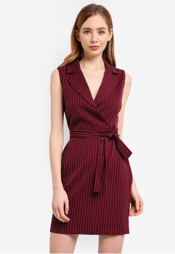 Jual ZALORA  Formal  Lapel Dress  Original ZALORA  Indonesia