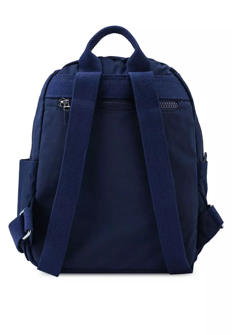 Crinkled Nylon Small Backpack