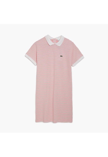 Buy Lacoste Lacoste Women S Striped Polo Dress Online On Zalora Singapore