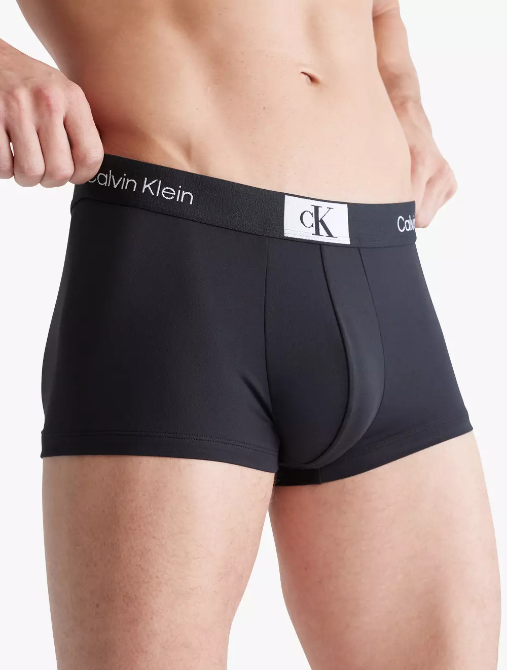 CALVIN KLEIN UNDERWEAR - CALVIN KLEIN 1996 LOW RISE TRUNK - black
