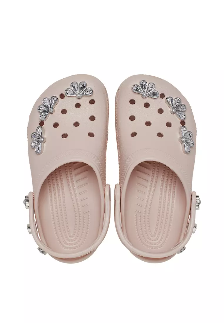 Crocs Kids Classic Pinnacle Embellishment Clog - Quartz