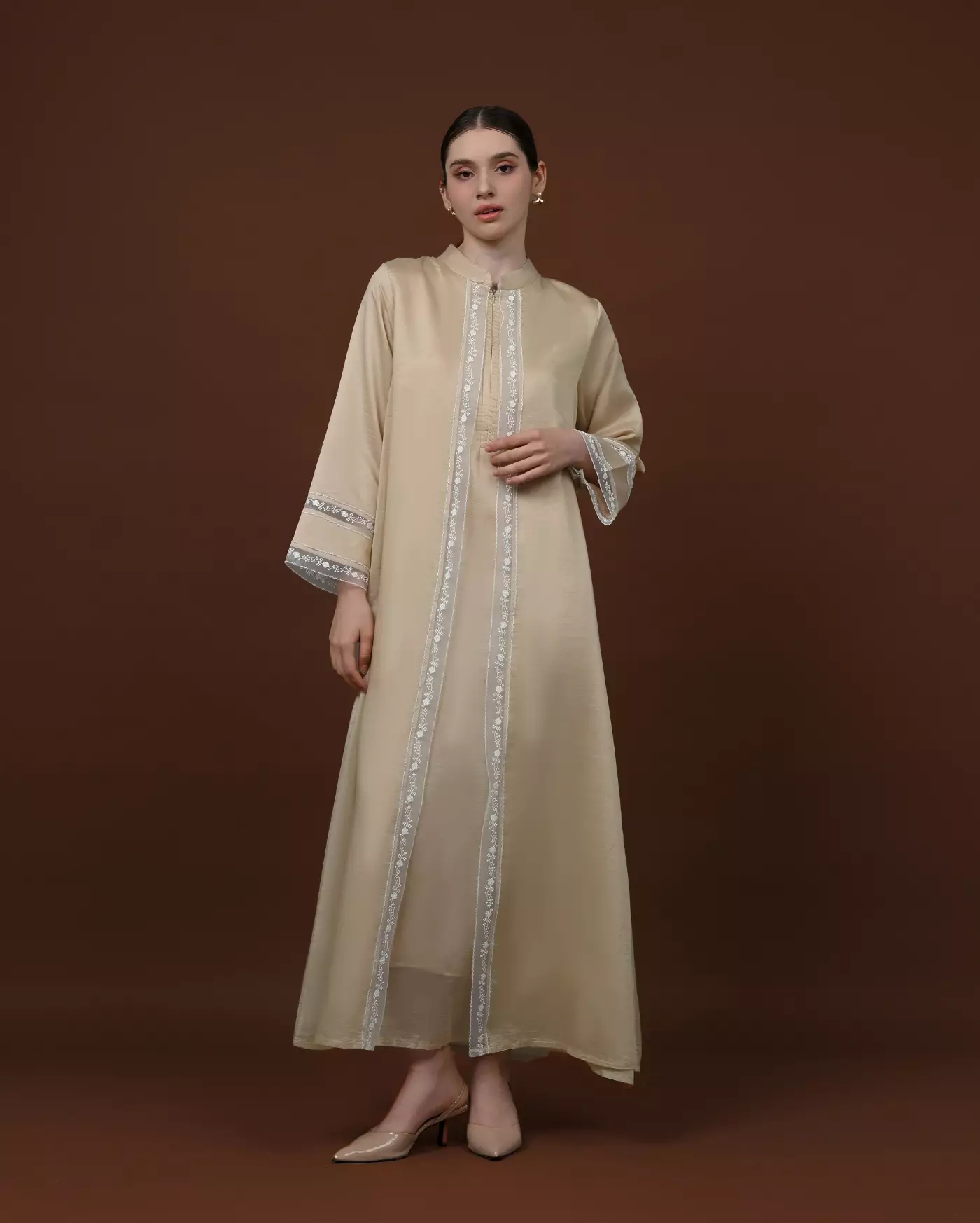 Lulani Dress - Almond