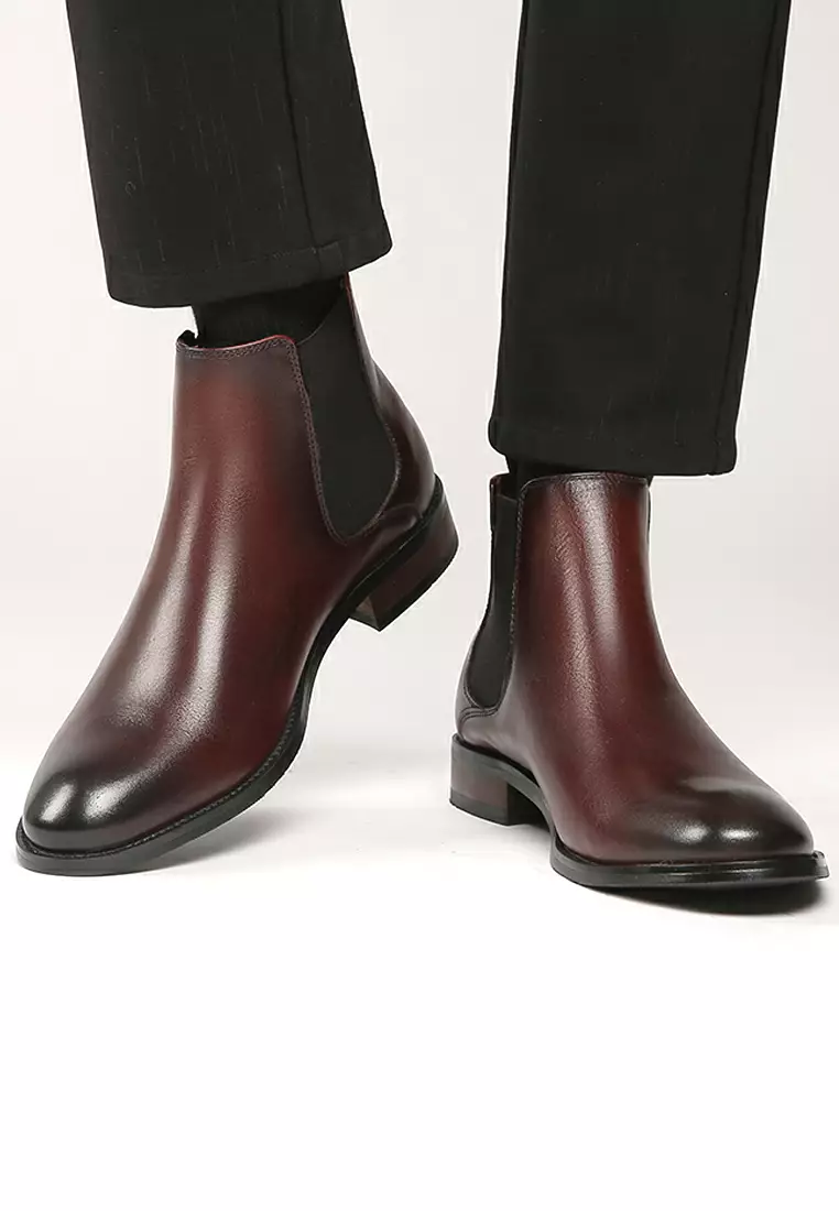 Full Grain Leather Chelsea Boot KB15A888