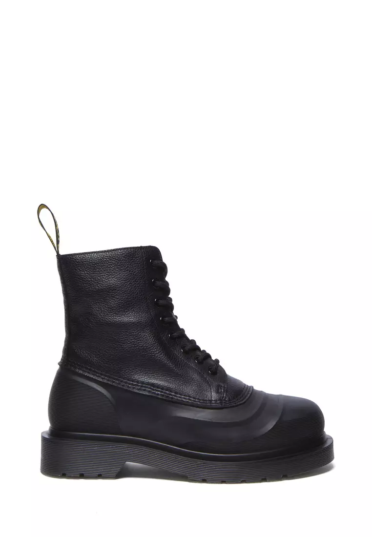 Discount on Dr. Martens  shoes - SKU: 1460 Fleece Lined Leather Sub Black Boots Women