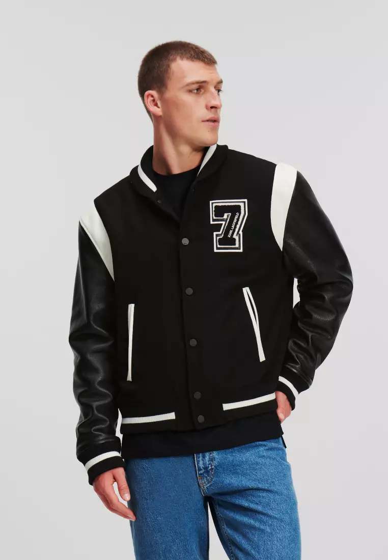 Buy KARL LAGERFELD Leather Jackets For Luxury 2024 Online on ZALORA ...