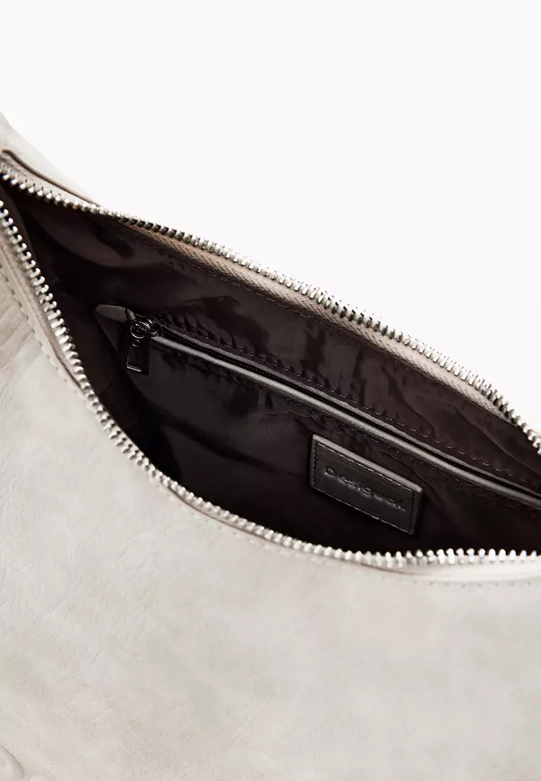 Medium 3D logo bag with ruched handle