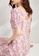 OUNIXUE pink French Lace Square Neck Floral Dress FE4AAAAD413282GS_3