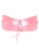 SMROCCO pink Angel Wing Seamless Adjustable Push Up Bra Nubra B1008 (Pink) FE92EUSDE901F8GS_2