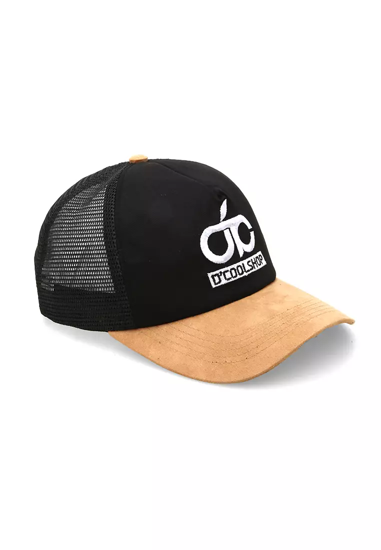 Raesan Topi Baseball Jaring Aksesoris Fashion Pria Adjustable Strap Material Polyester ORIGINAL - Black Brown