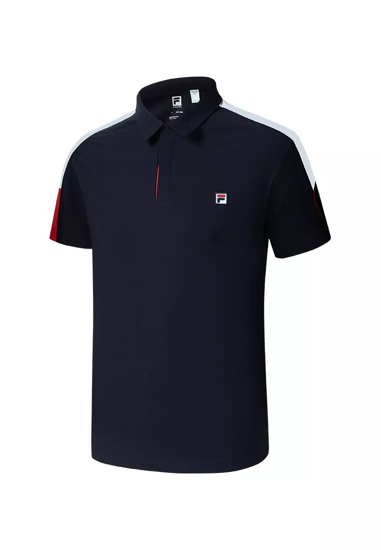 Buy FILA FILA CORE Men s TENNIS COURTOPIA Short Sleeve Polo in