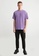 GRIMELANGE purple PETER Men Purple T-shirt A169CAA3E93E6CGS_2