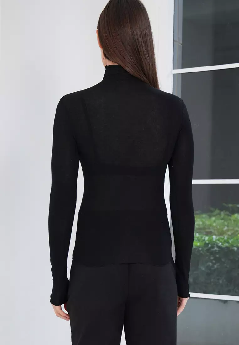 Turtleneck Cashmere Top