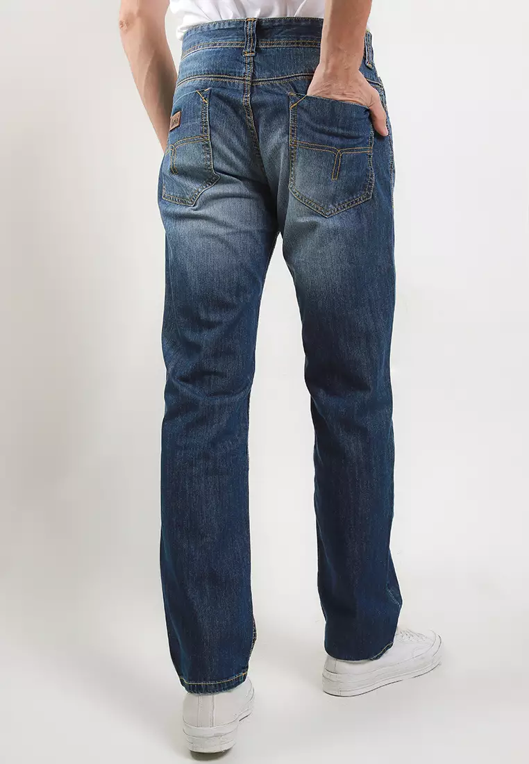 Straight Fit Denim Pants CFS069C