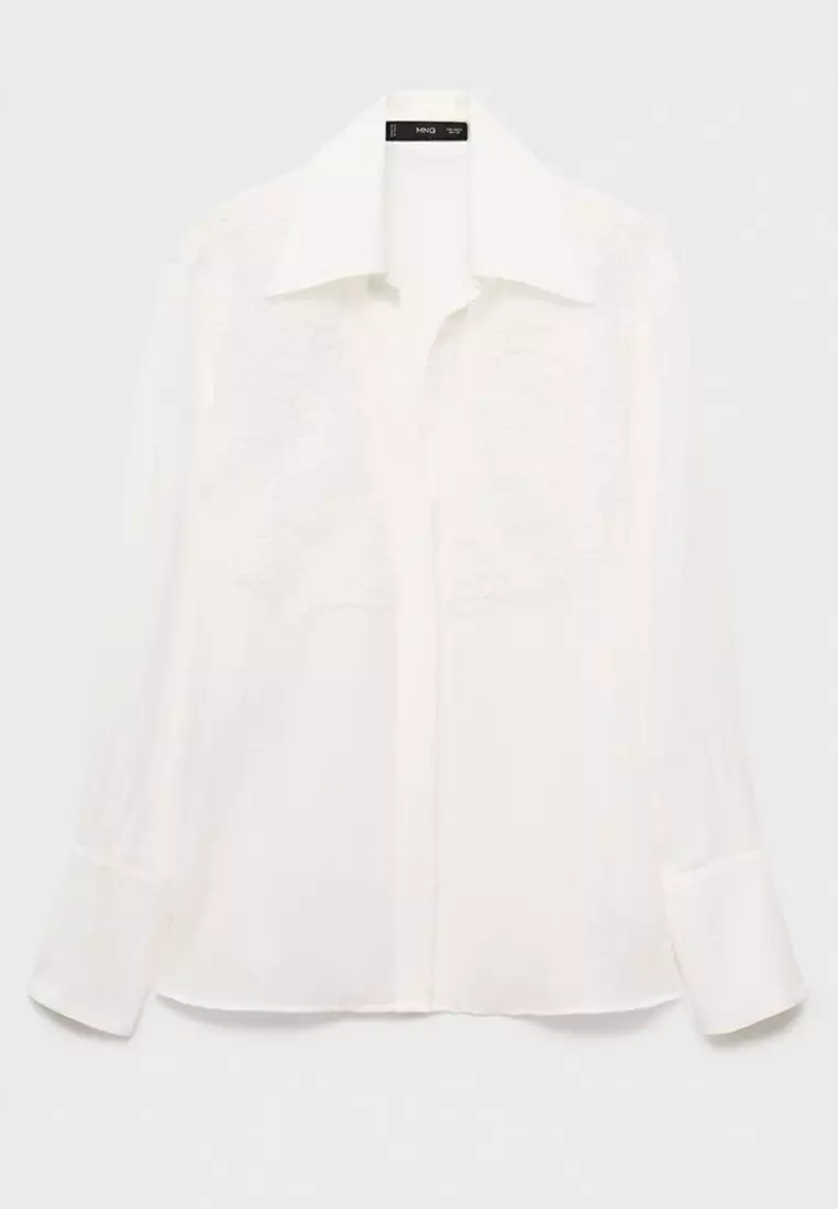 Lyocell Shirt with Patches