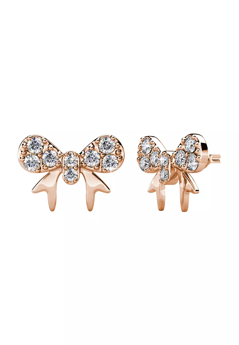 Minnie Bow Earring RG - Anting Crystal by Her Jewellery
