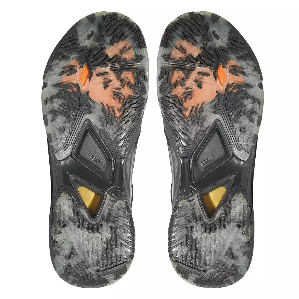 Eagle Sepatu Badminton PNR Prime - HITAM/EMAS