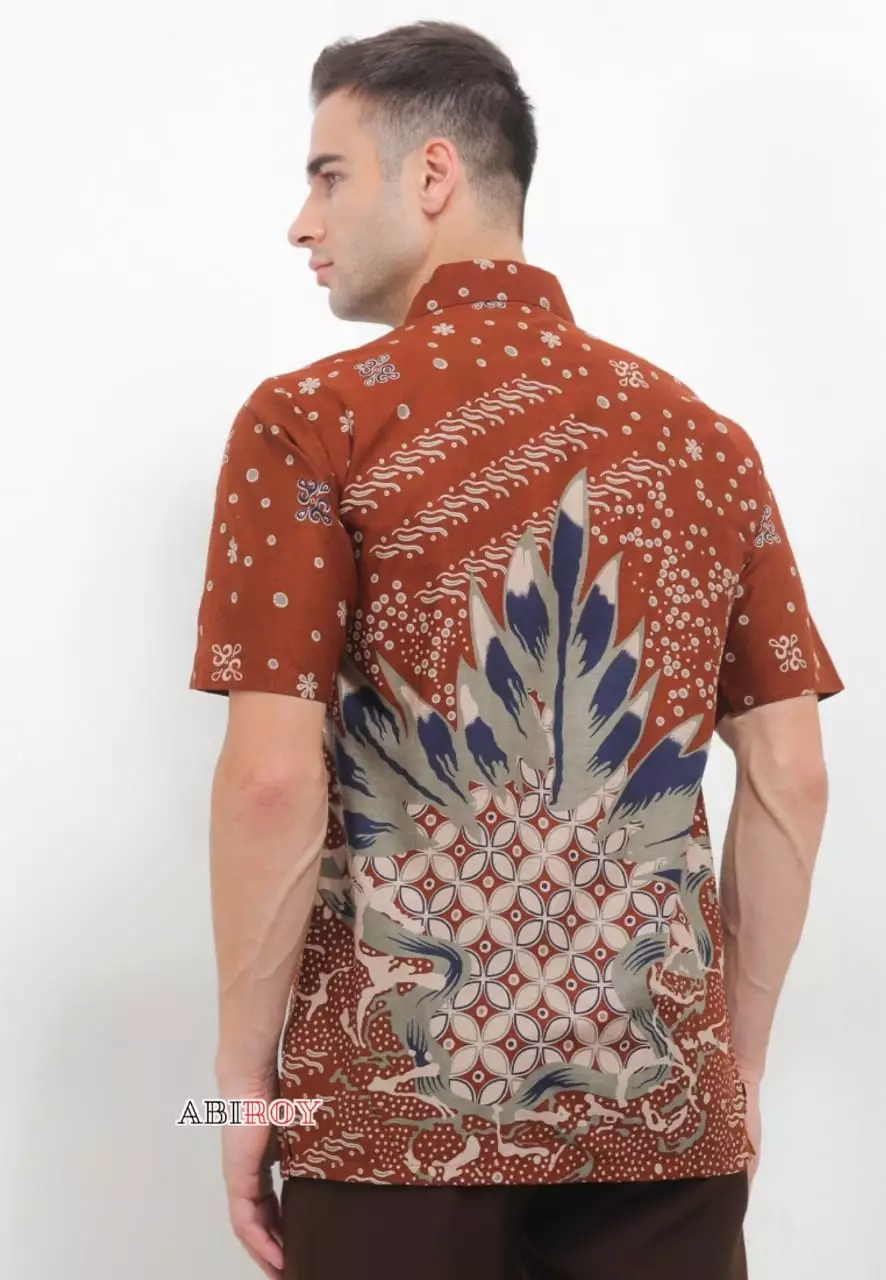 Godhowarsa Bata Kemeja Batik Pria Premium Slimfit Lengan Pendek NLN