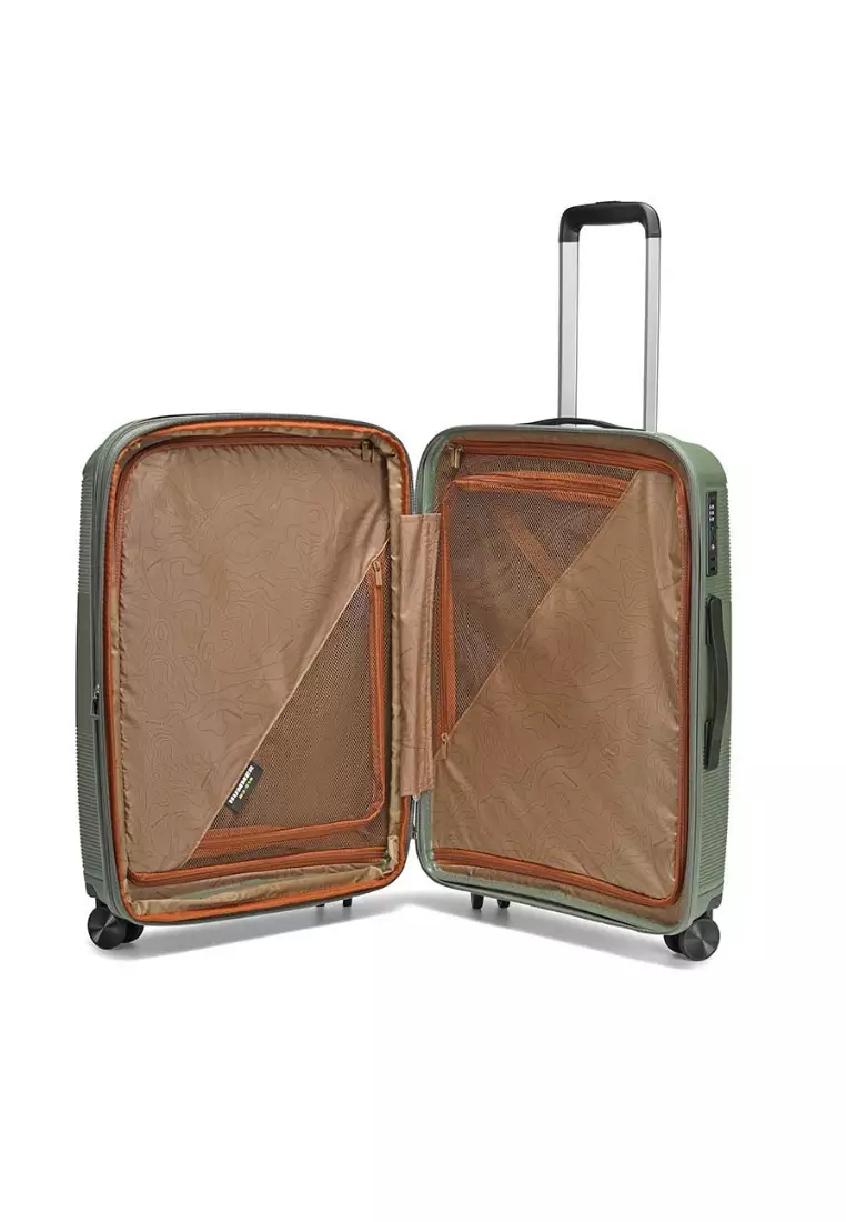Hummer Overland 28＂ Polypropylene [PP] Hard Case Expandable TSA Lock Secure Zip Luggage - 13851428