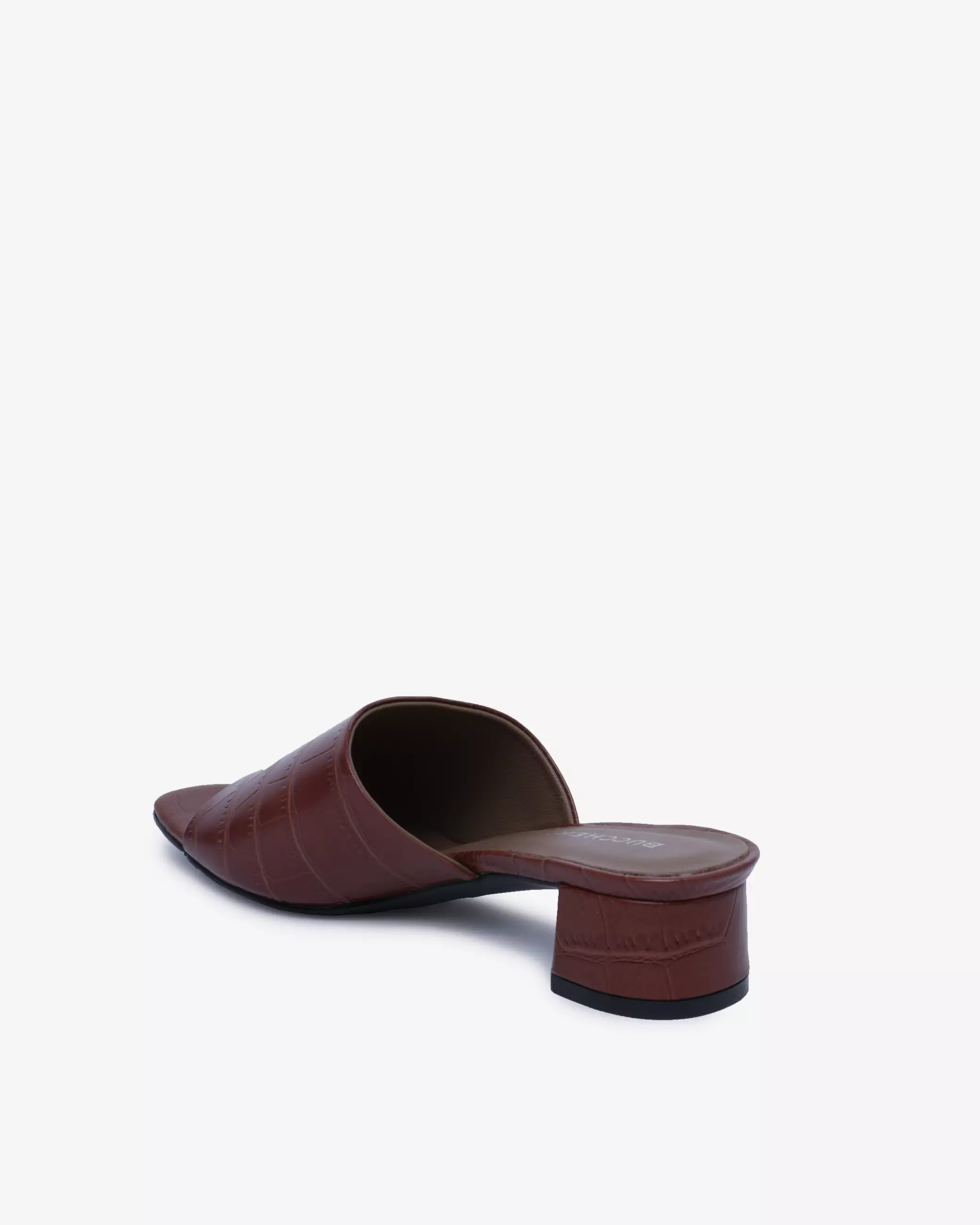 Buccheri Sandal Heels Wanita Bellance Brown