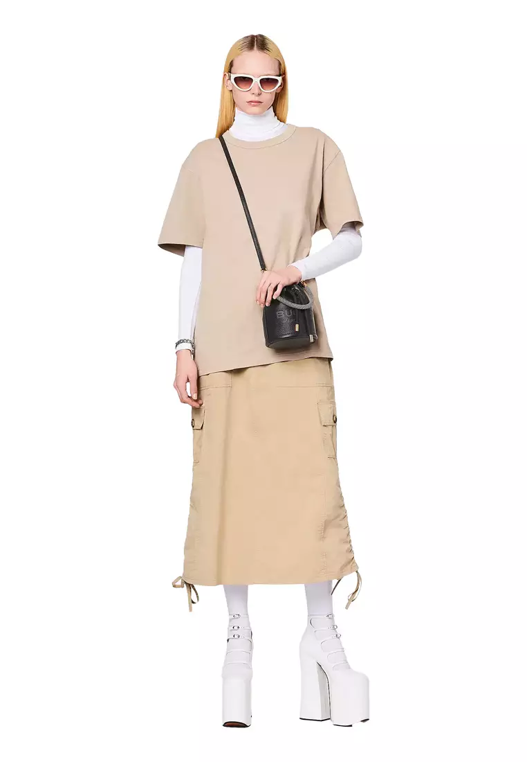 The Leather Mini Bucket Bag Black 2S3HCR058H03