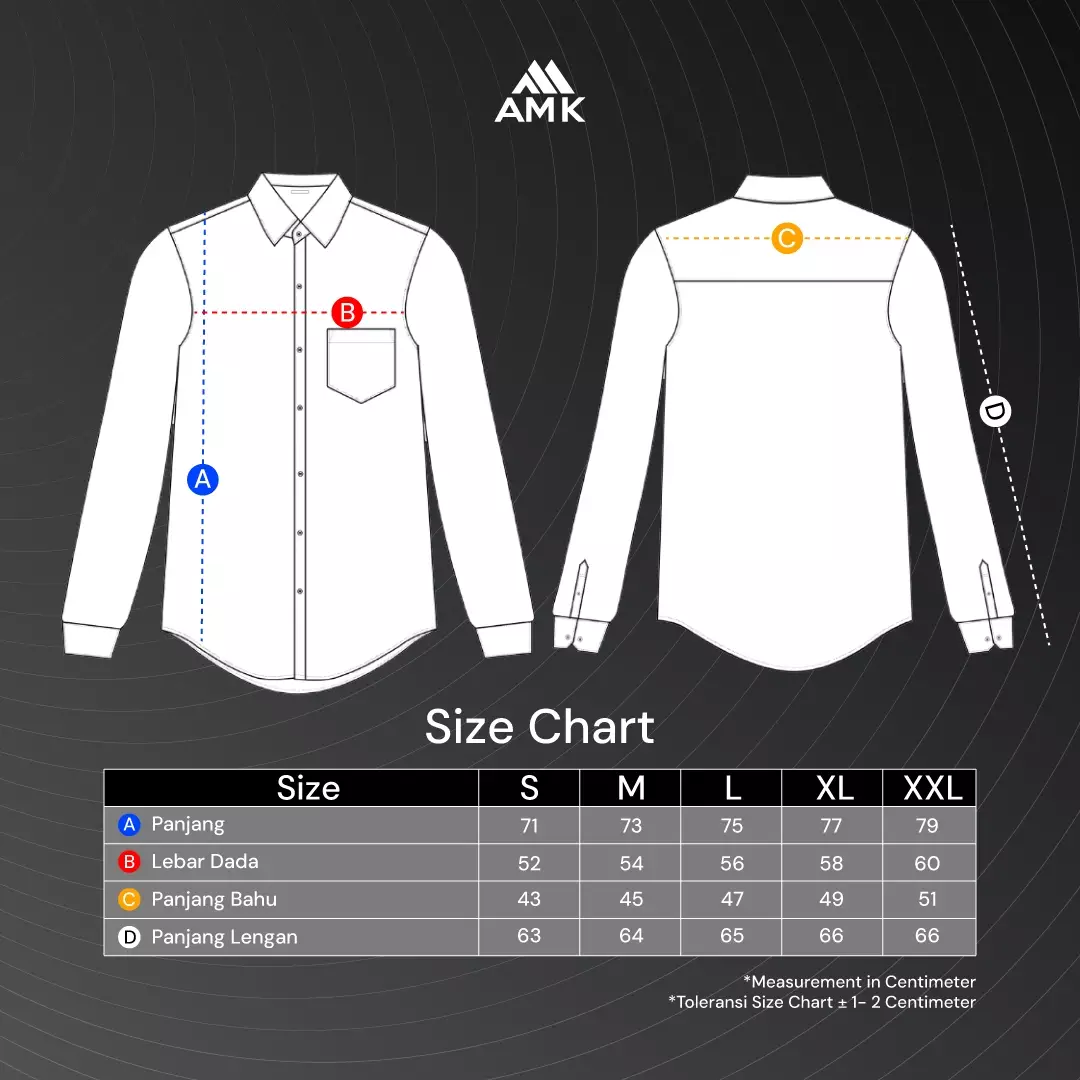 AMK Kemeja Pria  Lengan Panjang SHG Ringga L/S Grey