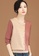 A-IN GIRLS pink and beige Fashionable Versatile Colorblock Knit Sweater DA4F7AAE8DC73CGS_2