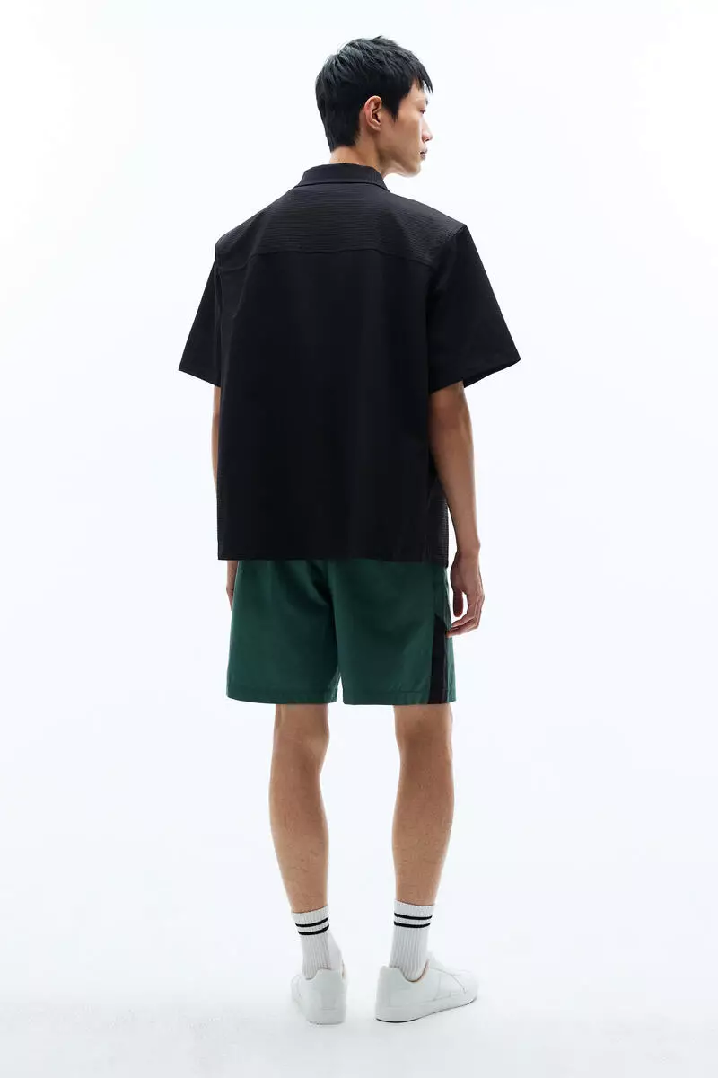 Loose Fit Textured resort shirt