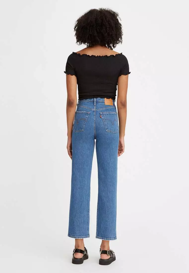Women's Ribcage Straight Ankle Jeans 72693-0117