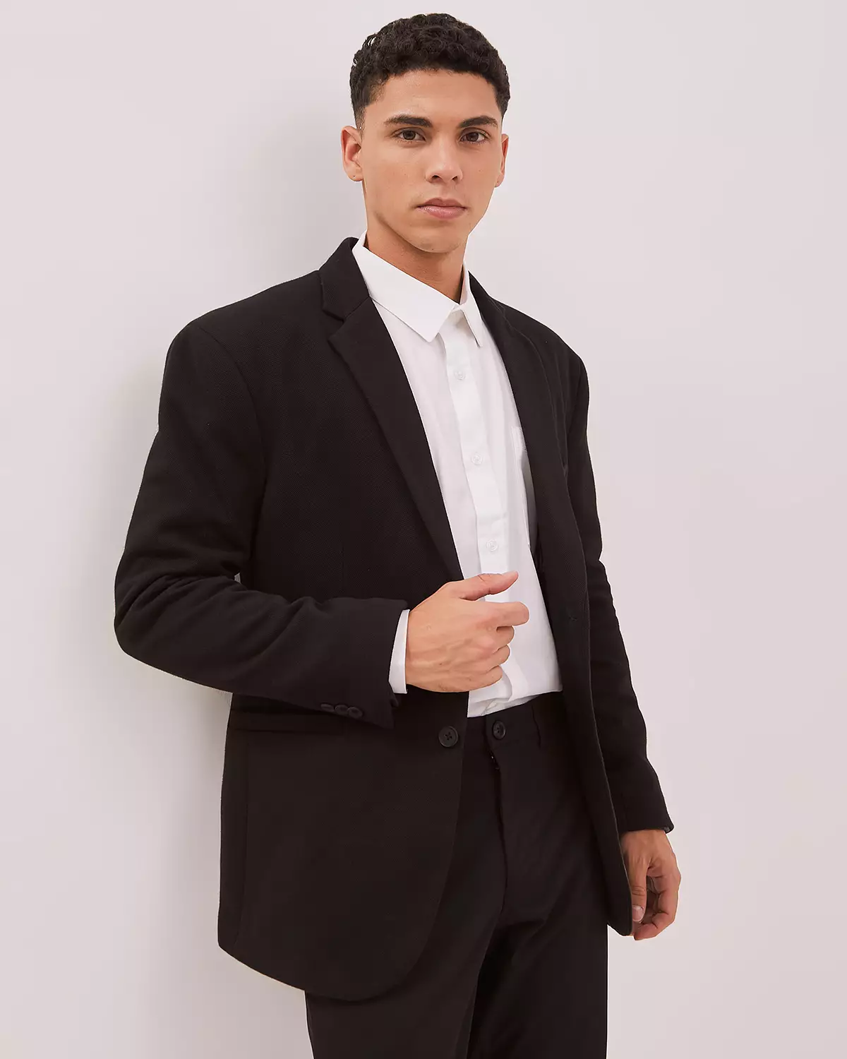BLACK FORMAL BLAZER FOR MEN