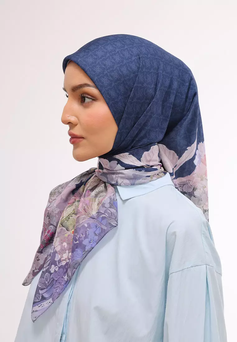 Ria Miranda Navy Genna Scarf