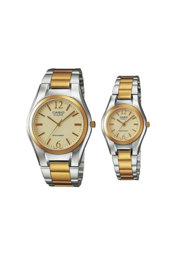 couple watch casio gold