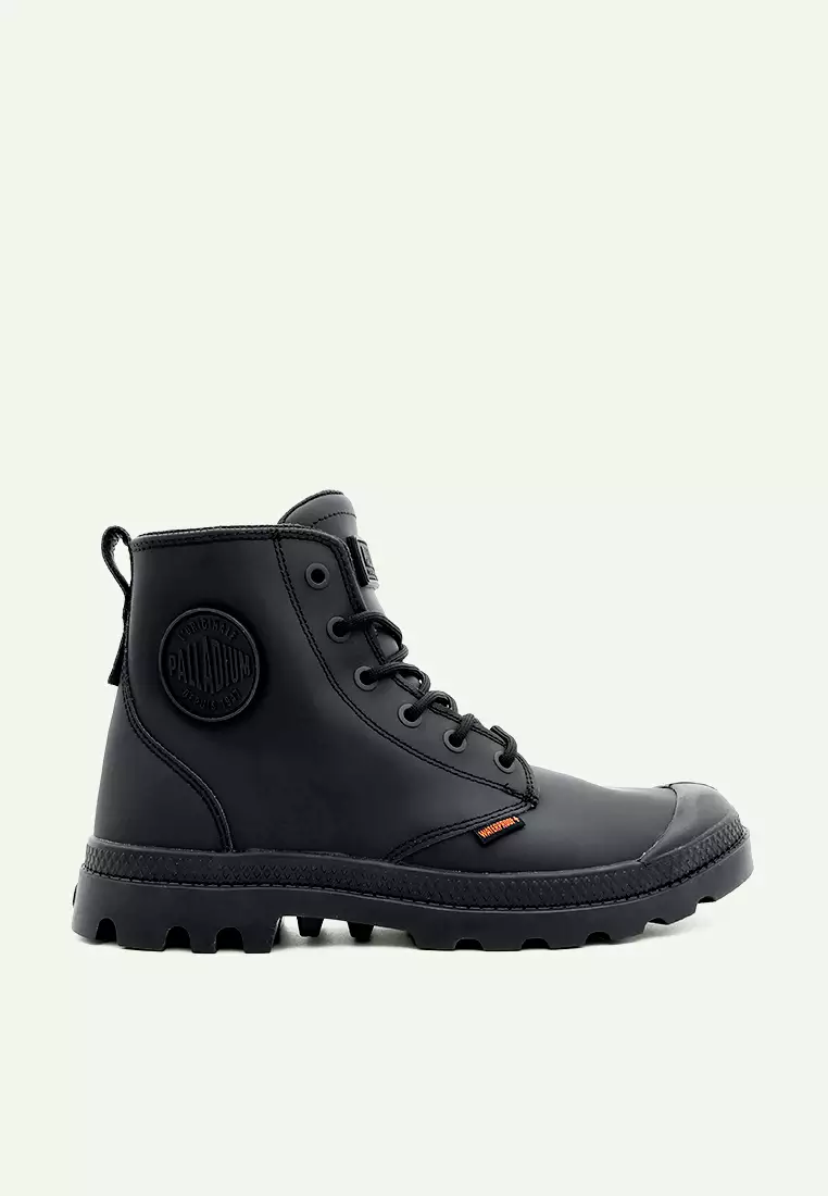 Leather Boots Palladium Boots On Sale Palladium Pampa Hi Black
