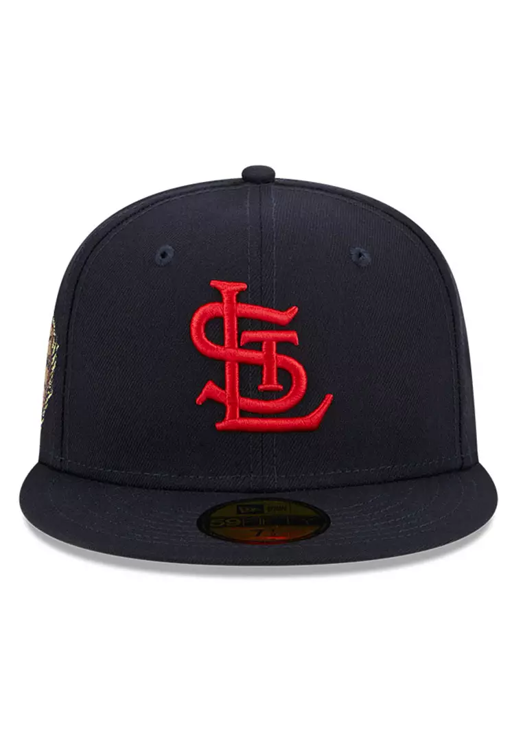Men's New Era Red St. Louis Cardinals Throwback Corduroy 59FIFTY Fitted Hat