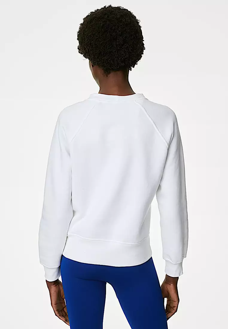 Cotton Rich Crew Neck Sweatshirt