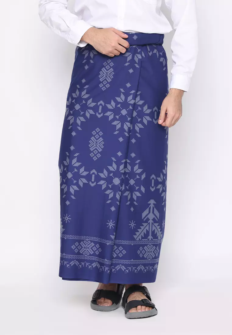 Hadinata Batik Sarung Hanan Biru