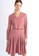 VIOLA pink V-NECKLINE DRESS WITH CHAIN 681A7AA3FC3DDEGS_3