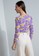 ZALORA OCCASION multi Ruched Detail Long Sleeve Top 91EEFAA611D3CDGS_2