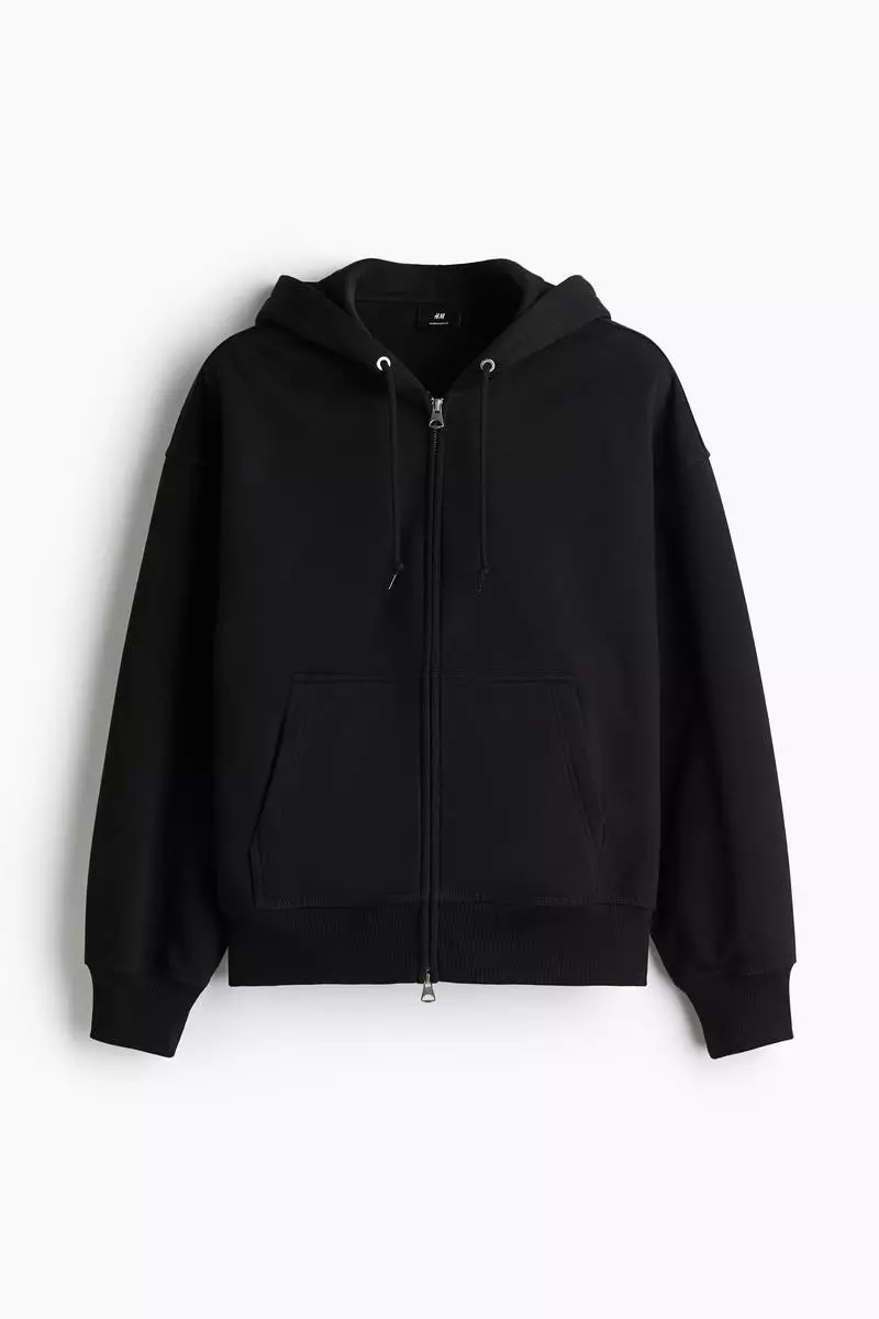 Oversized Fit Zip-through hoodie