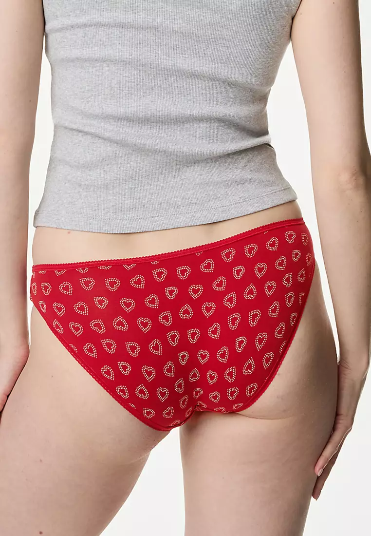 5pk Cotton Lycra™ Bikini Knickers