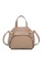 Milliot & Co. brown Savina Top Handle Bag 67E57AC9775DAFGS_1