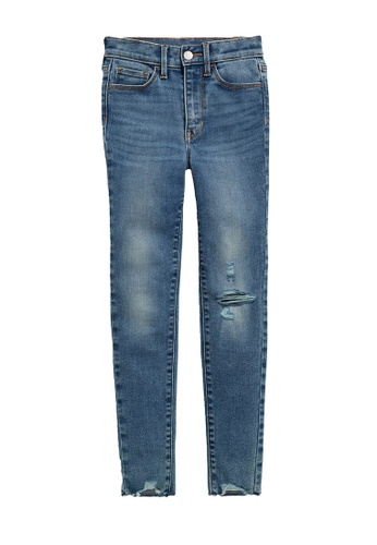 Old Navy blue Extra High-Waisted Rockstar 360Â° Stretch Ripped Jeggings FE397KA7C3F5AEGS_1