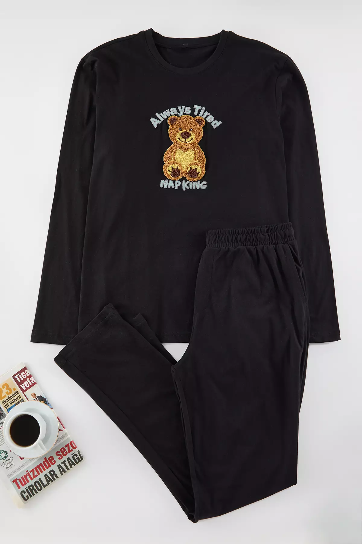 Embroidered Pyjama Set