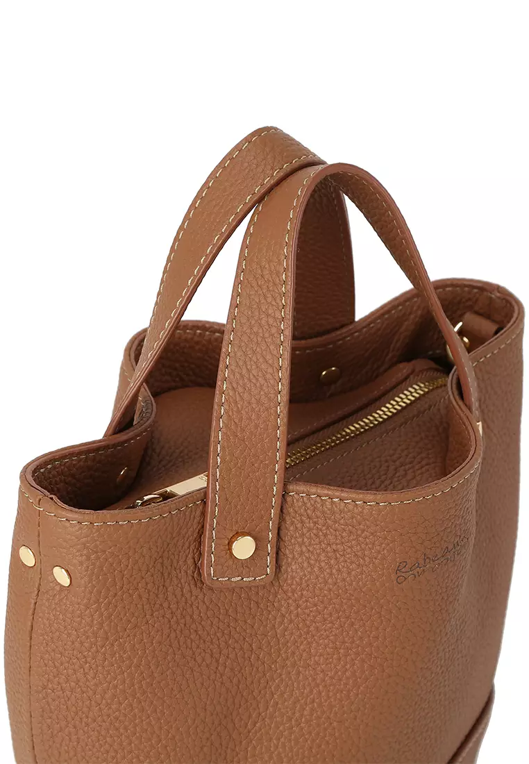 [Online Exclusive] JULIANA Mini Bucket Bag - Caramel