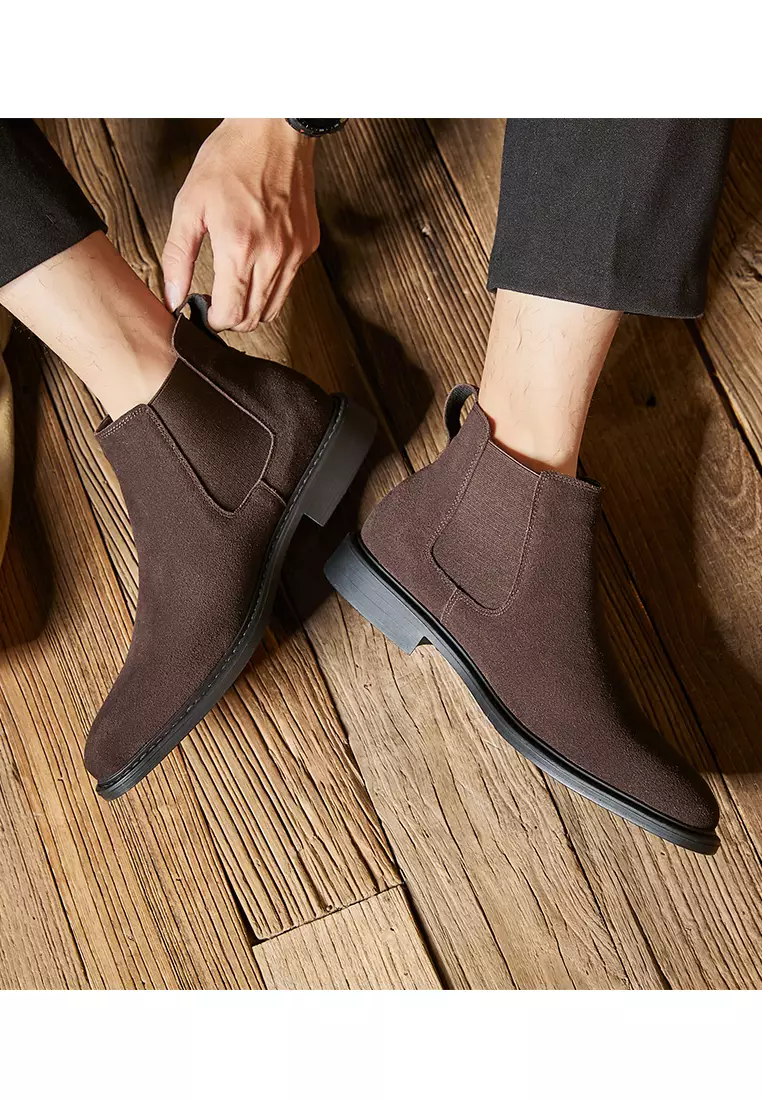 Cow Suede Chelsea Boot KB2298M