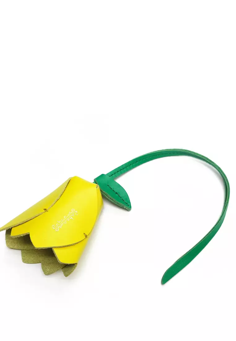 [Online Exclusive] Flower Key-ring Bag Charm - Yellow
