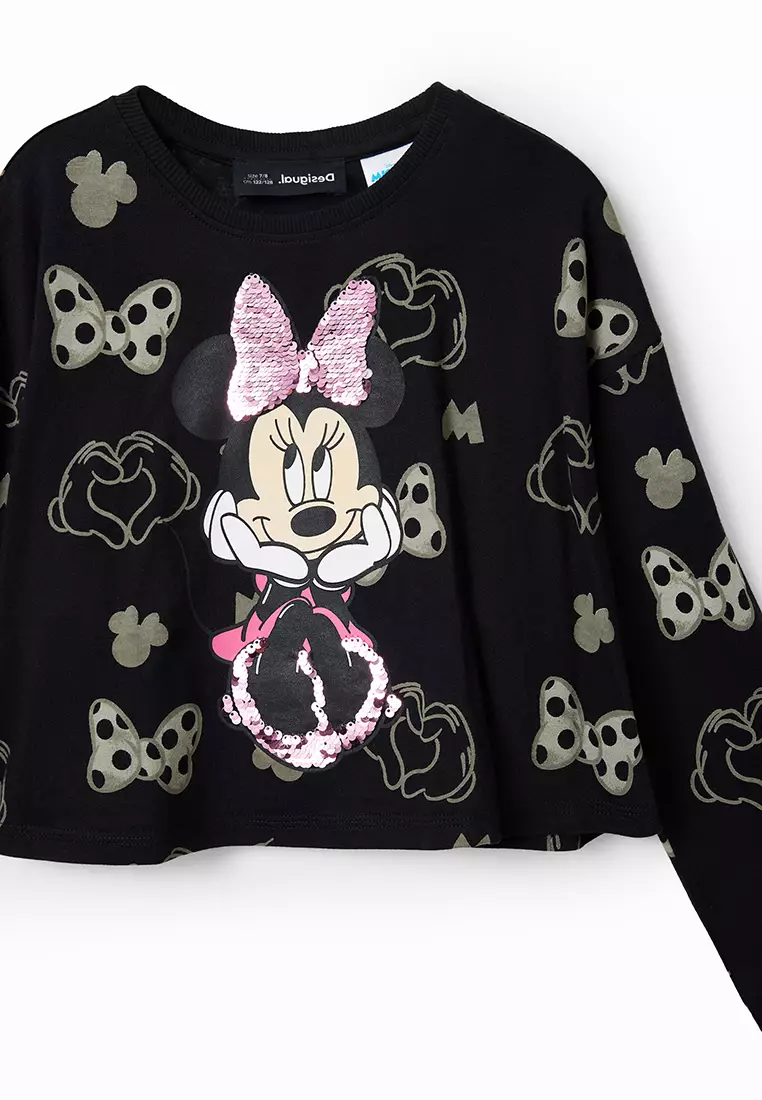 Buy Desigual Desigual Girl Sequined Minnie Mouse T-shirt. 2023 Online ...