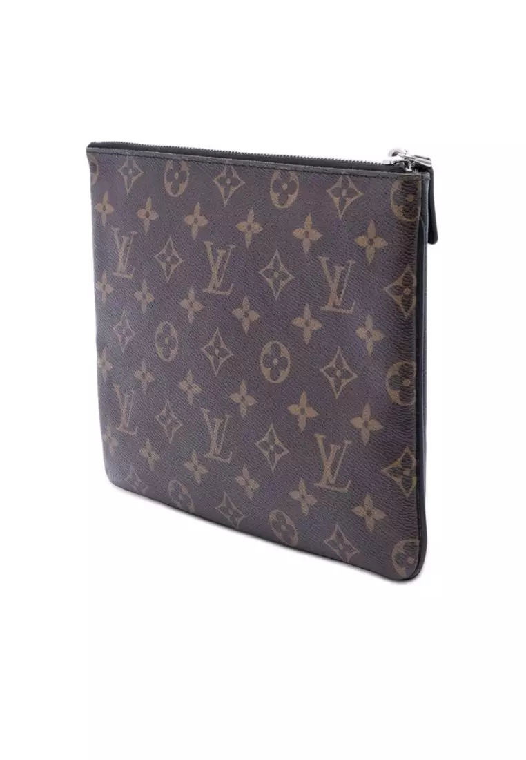 Pre-Loved Louis Vuitton Monogram Pochette Plate Mm