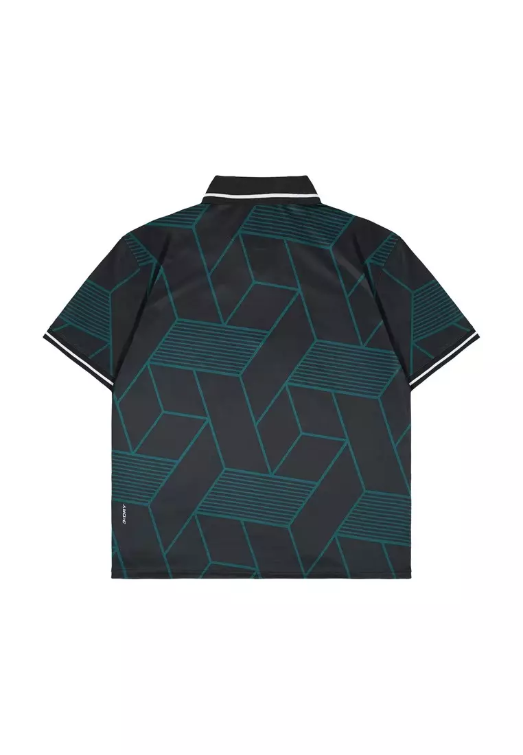 3Second Men's Collar Jersey T-Shirt Short Sleeve Relaxed Fit Polyester Diego OL-C300725