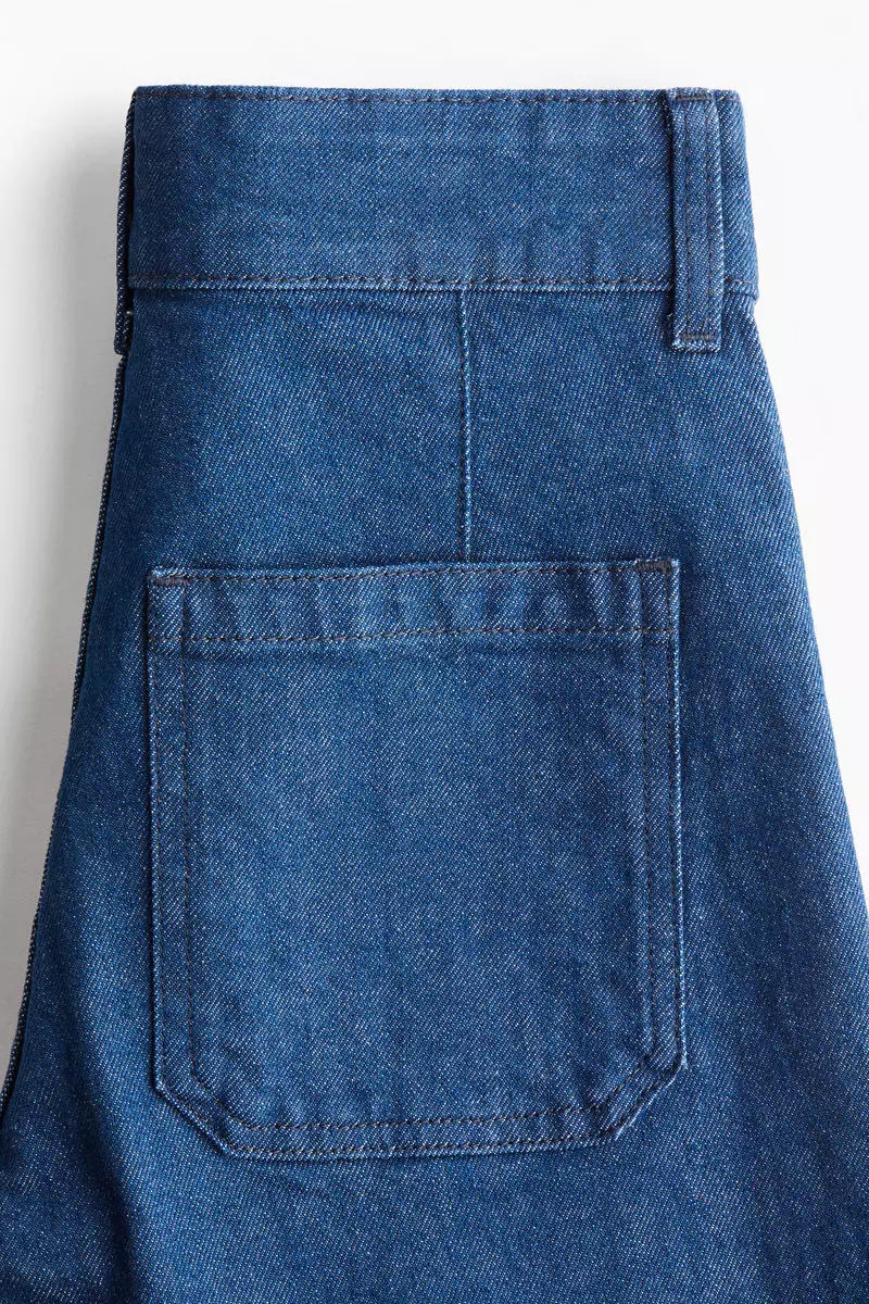 Wide High Ankle Jeans