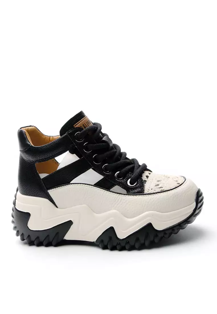 Buy Twenty Eight Shoes VANSA Comfortable Cow Leather Lace Platform